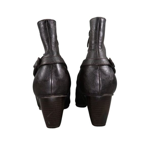 Spring Step Shoes Womens 39 Patrizia Bootie Block Heel Slouchy Leather Fashion - Picture 6 of 16